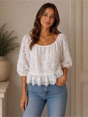 NWT BCBG Lace Top